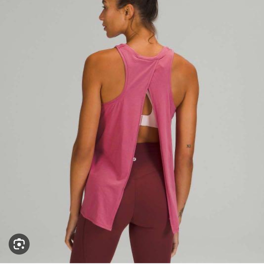lululemon athletica Split-Back Racerback Tank in Dusty Rose